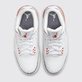 Women's Air Jordan 3 Georgia Peach sneaker – top view of the pair