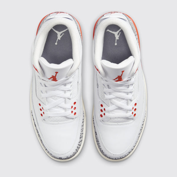 Air Jordan 3 Georgia Peach de Mujer zapatilla – vista superior del par