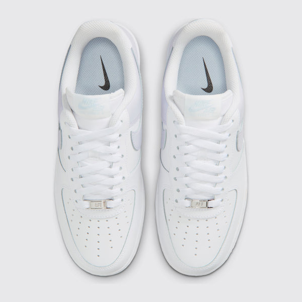 Nike Air Force 1 '07 White Pure Violet de Mujer zapatilla – vista superior del par