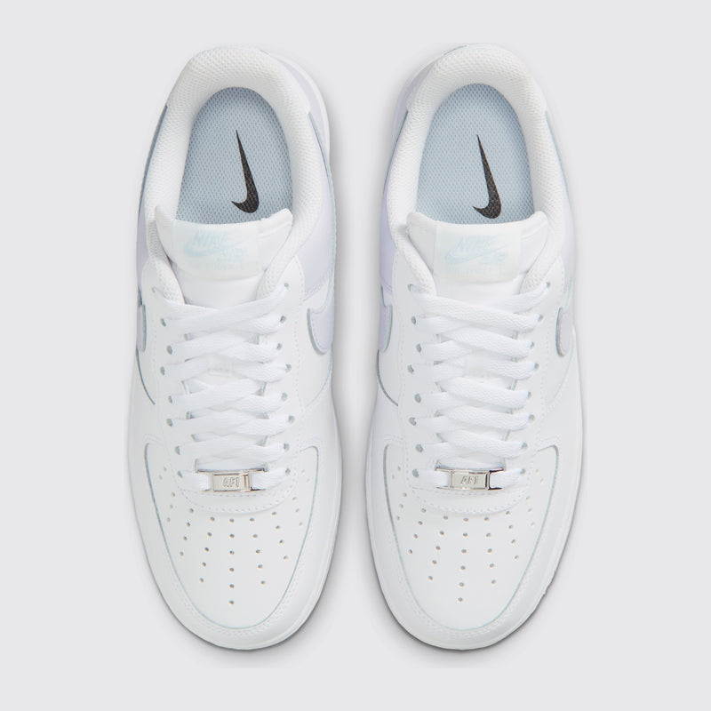 Nike Air Force 1 '07 White Pure Violet de Mujer zapatilla – vista superior del par