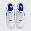 Nike Air Force 1 '07 White Game Royal zapatilla – vista superior del par