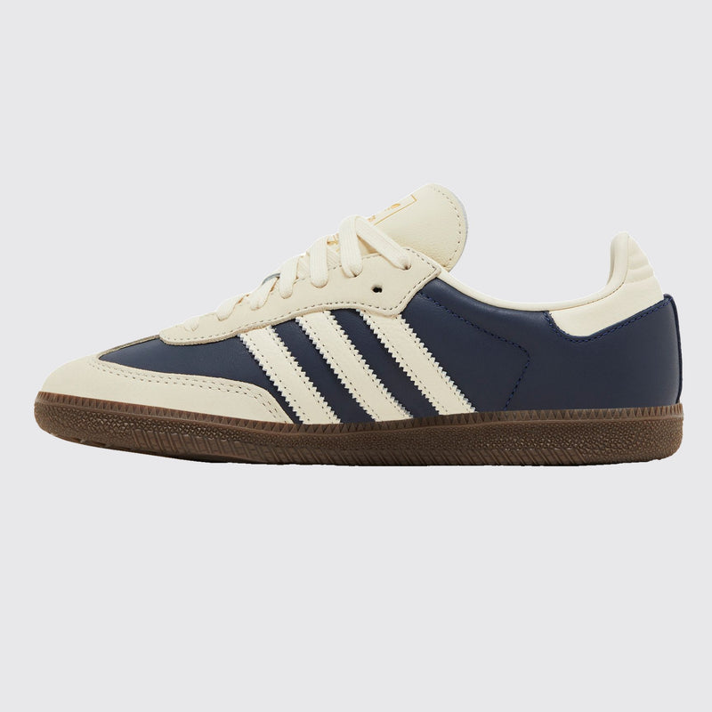 Adidas Samba OG Night Indigo Cream White de Mulher sapatilha – outro lado