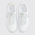 Women's Nike Air Force 1 '07 Light Armory Blue sneaker – top view of the pair