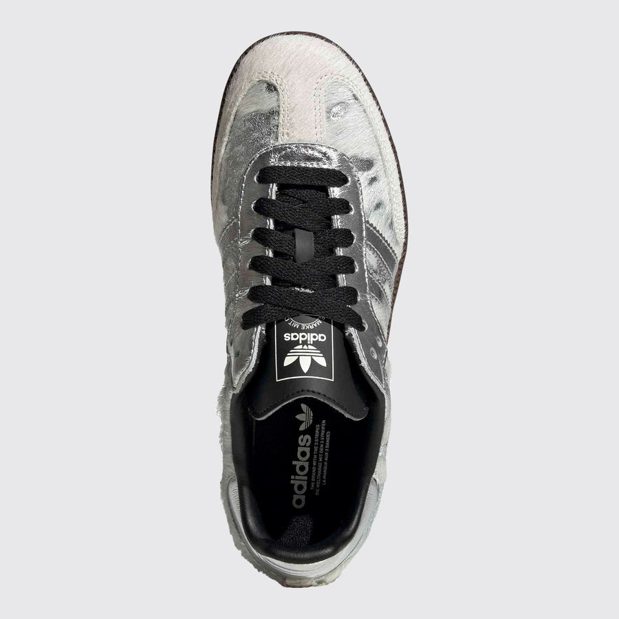 Adidas Samba OG Cream White Silver Black Femme basket – vue de dessus