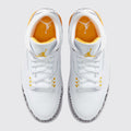 Air Jordan 3 Laser Orange de Mujer zapatilla – vista superior del par