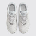 Nike Air Force 1 '07 Premium Grey Fog Femme basket – vue de dessus de la paire