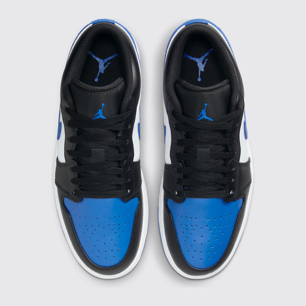 Air Jordan 1 Low White Royal sneaker – top view of the pair