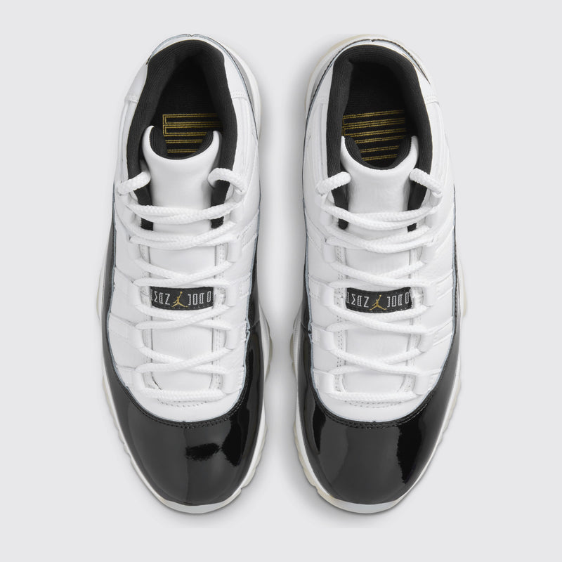 Air Jordan 11 Gratitude sneaker – top view of the pair