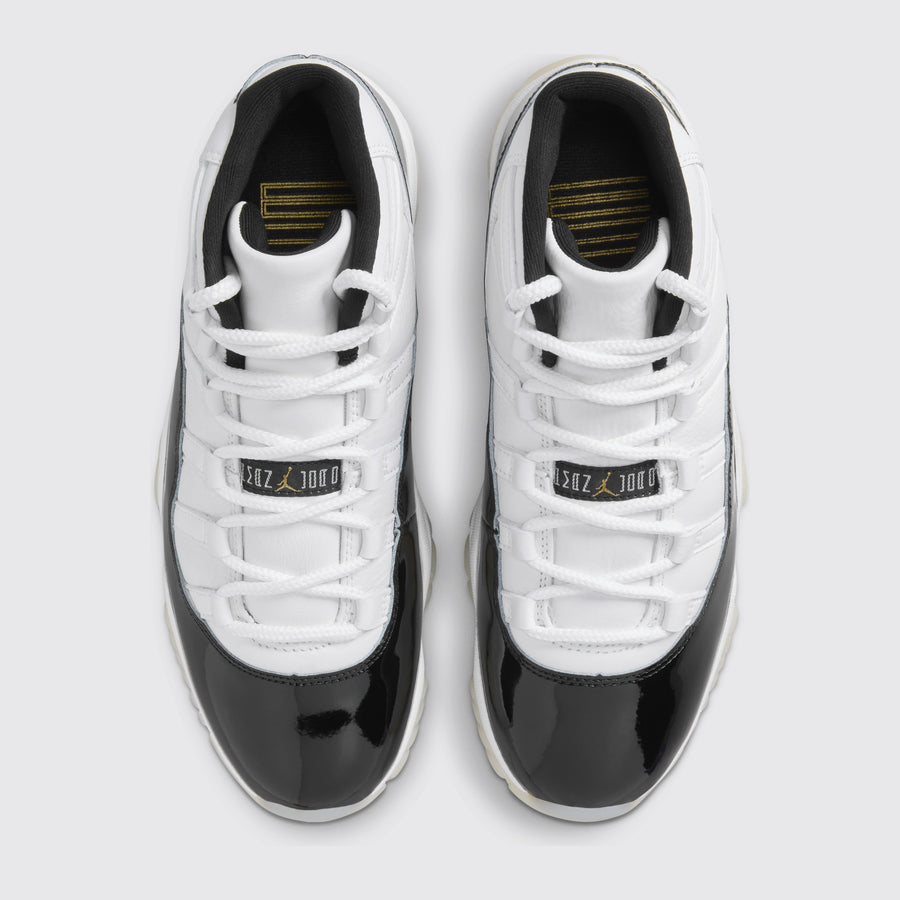 Air Jordan 11 Gratitude sneaker – top view of the pair