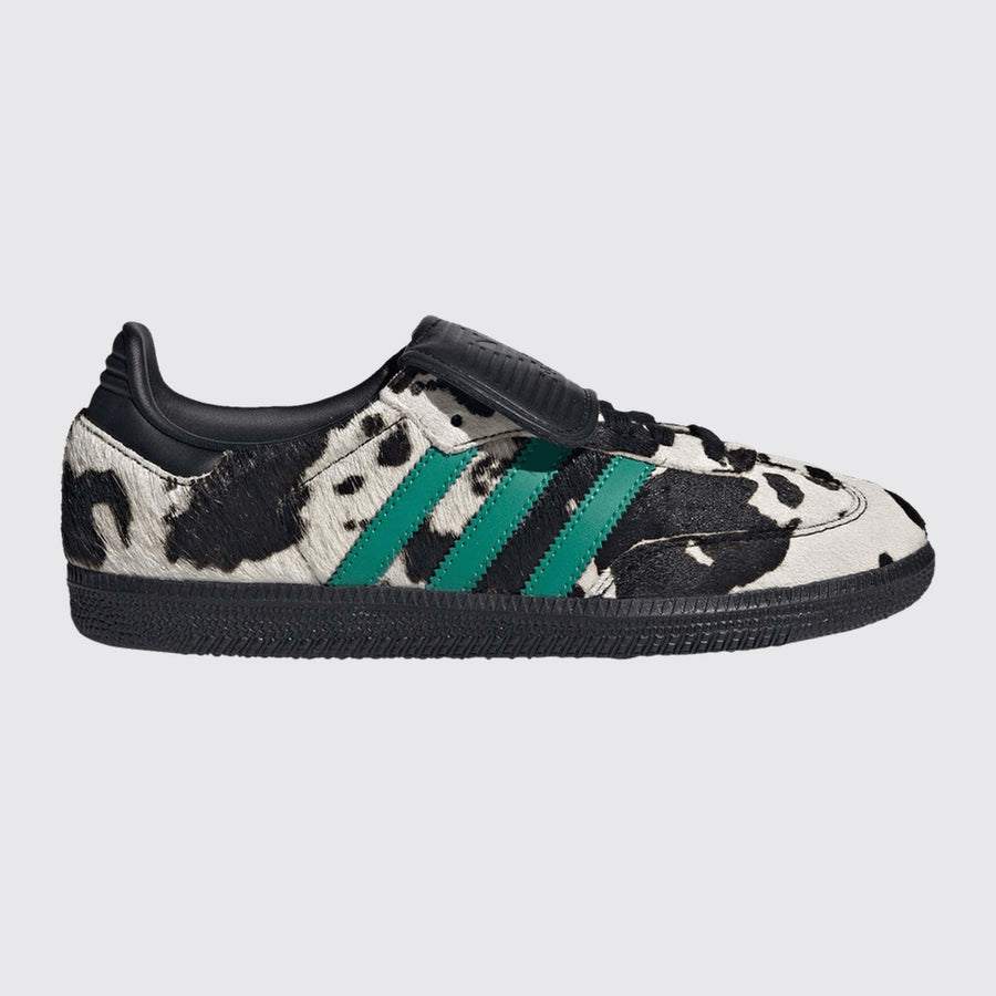 Adidas Samba LT Cow Print Black de Mujer zapatilla – vista frontal tres cuartos