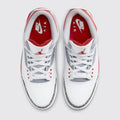 Air Jordan 3 Fire Red zapatilla – vista superior del par