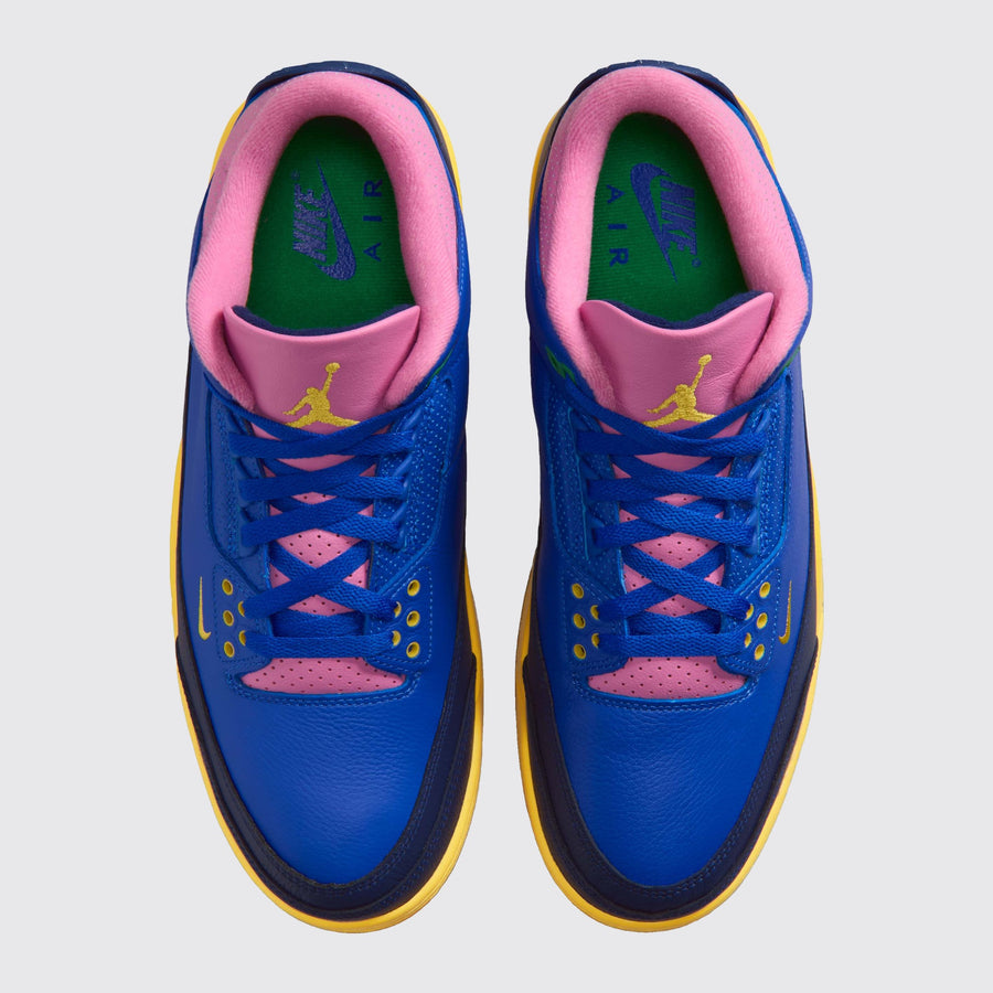 Air Jordan 3 Brazil sneaker – top view of the pair