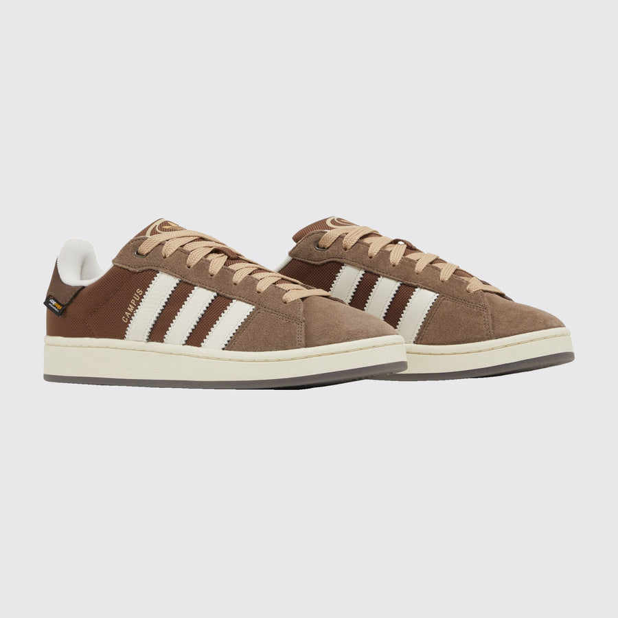 Adidas Campus 00s Cordura Preloved Brown sneaker – three-quarter view of the pair