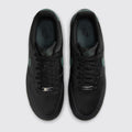 Nike Air Force 1 '07 Black Vintage Green sneaker – top view of the pair