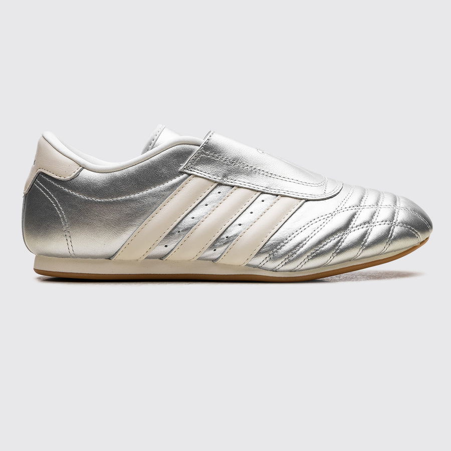 Adidas Taekwondo Silver Metallic Off White Damen Sneaker – andere Seite