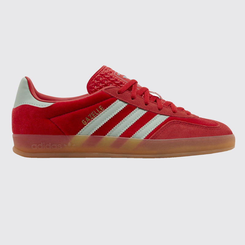Adidas Gazelle Indoor Better Scarlet Green Velvet de Mujer zapatilla – otro lado