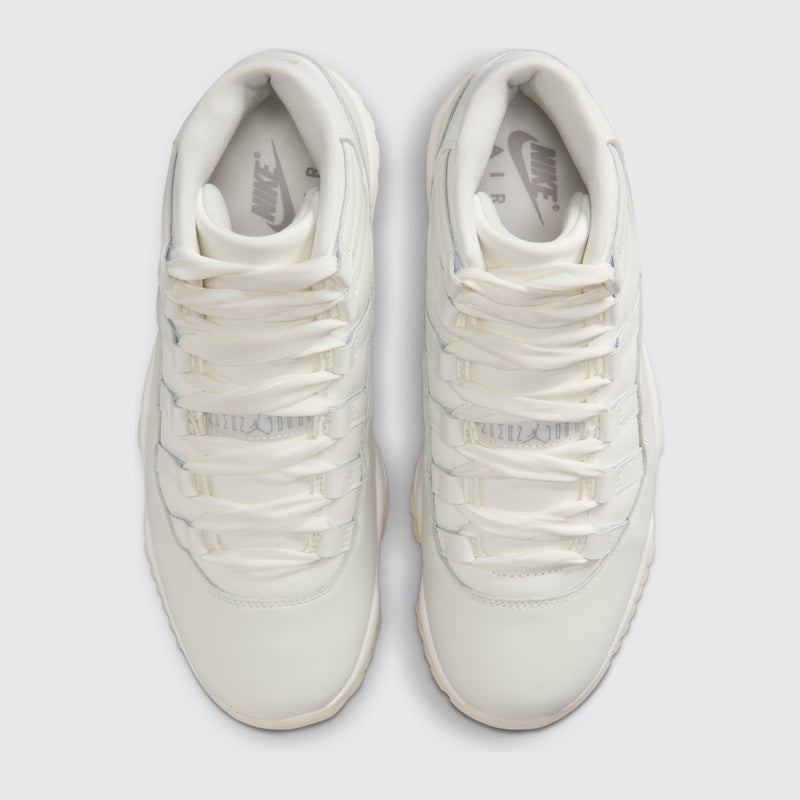 Women's Air Jordan 11 Pearl sneaker – top view of the pair