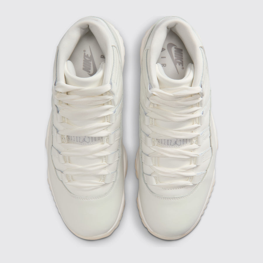 Women's Air Jordan 11 Pearl sneaker – top view of the pair