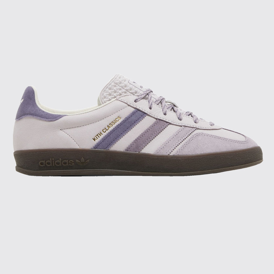 Kith x Adidas Gazelle Indoor Ash Purple sneaker – other side view