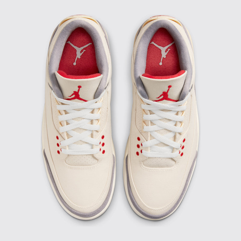 Air Jordan 3 Muslin sneaker – top view of the pair