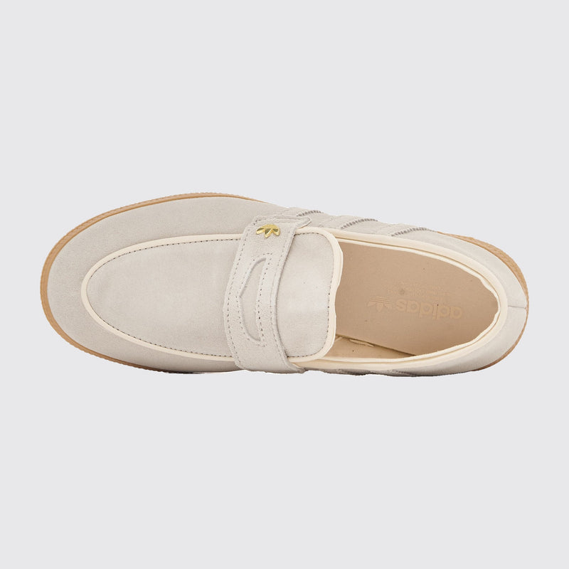 Adidas Handball Spezial Loafer Wonder White Gum sapatilha – vista de cima