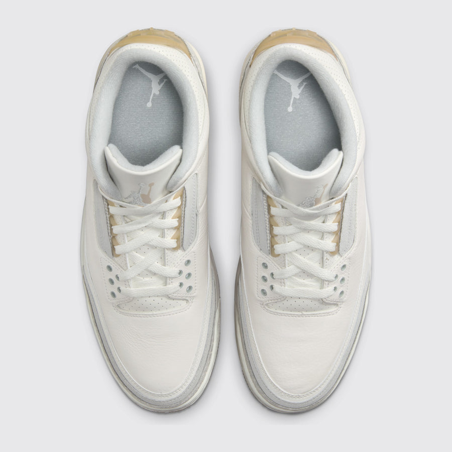 Air Jordan 3 Craft Ivory zapatilla – vista superior del par