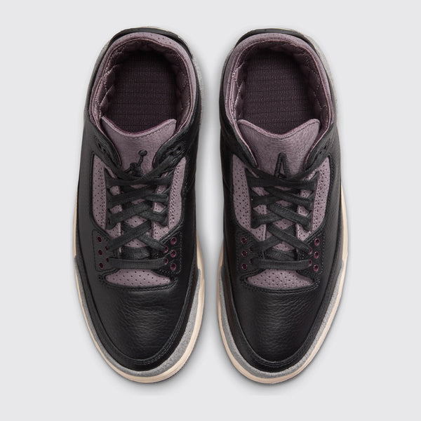 Women's A Ma Maniére x Air Jordan 3 While You Were Sleeping sneaker – top view of the pair