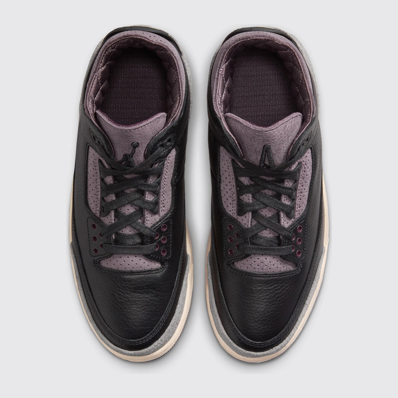 Women's A Ma Maniére x Air Jordan 3 While You Were Sleeping sneaker – top view of the pair