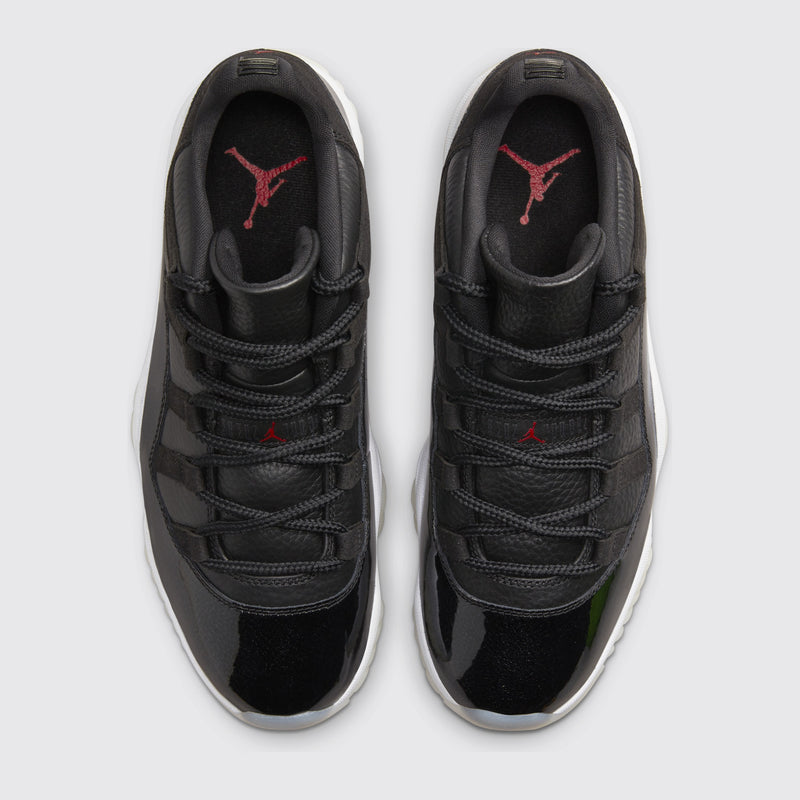 Air Jordan 11 Low 72-10 sneaker – top view of the pair