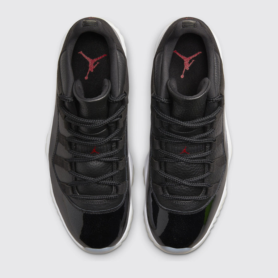 Air Jordan 11 Low 72-10 sneaker – top view of the pair