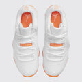 Women's Air Jordan 11 Low Bright Citrus sneaker – top view of the pair