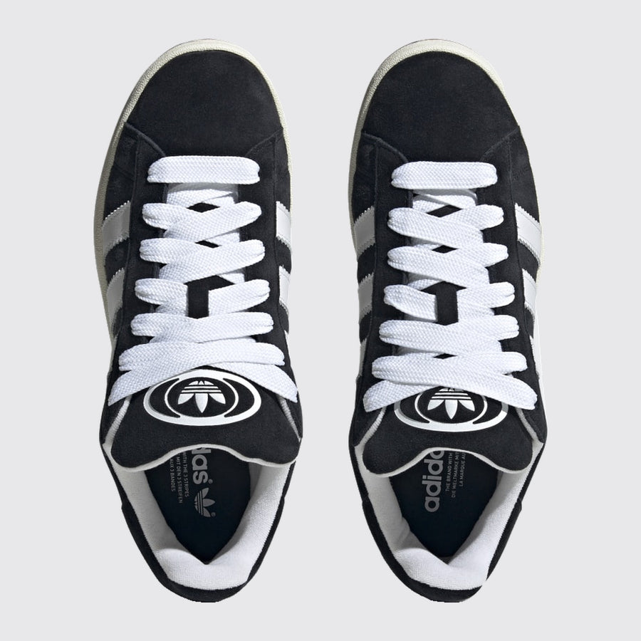 Adidas Campus 00s Core Black basket – vue de dessus de la paire
