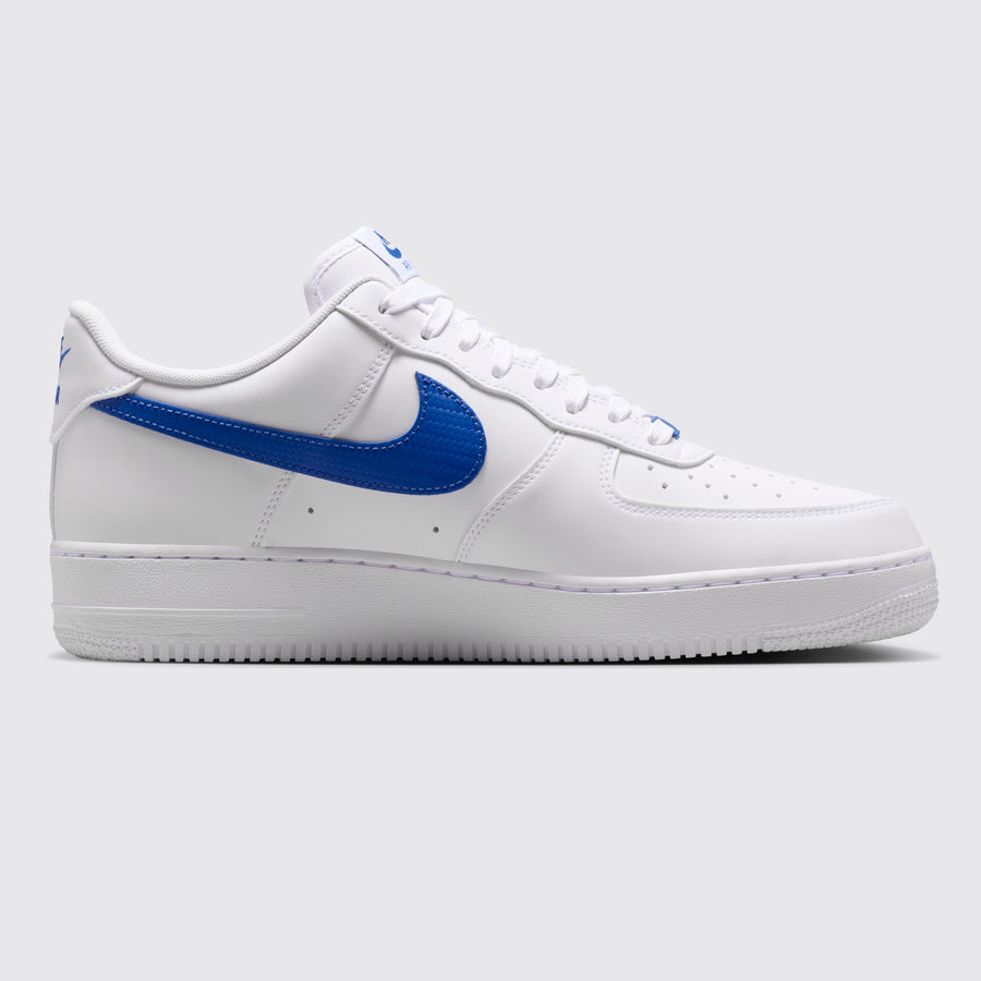 Nike Air Force 1 '07 White Game Royal zapatilla – otro lado