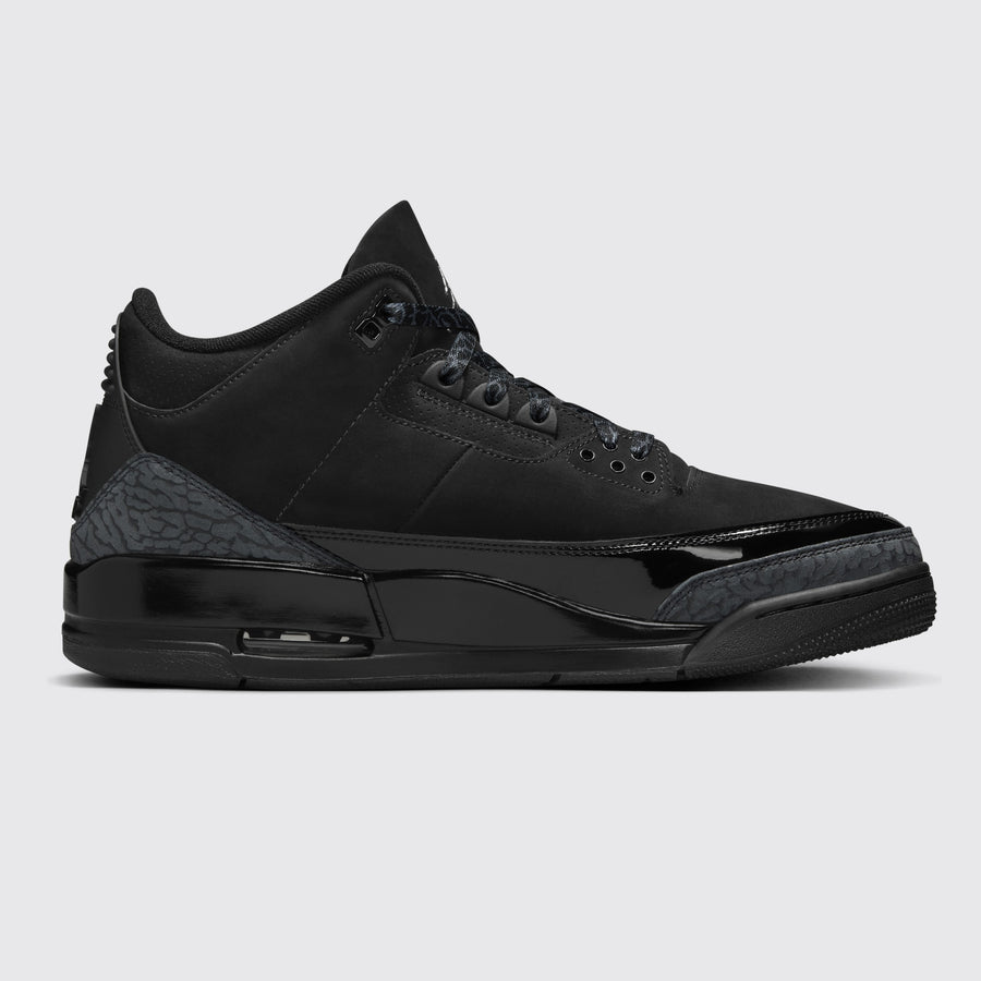Air Jordan 3 Black Cat zapatilla – otro lado