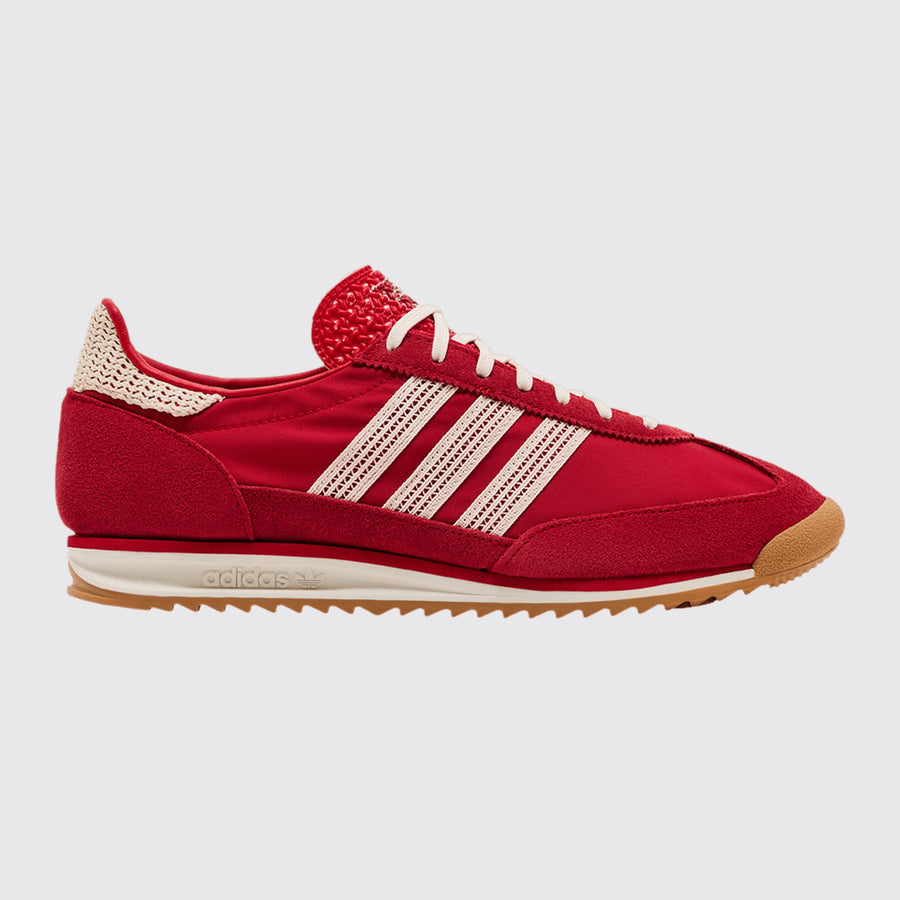Adidas SL 72 OG Crochet Scarlet de Mulher sapatilha – vista frontal a três quartos