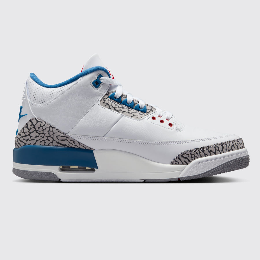 Air Jordan 3 True Blue sneaker – other side view
