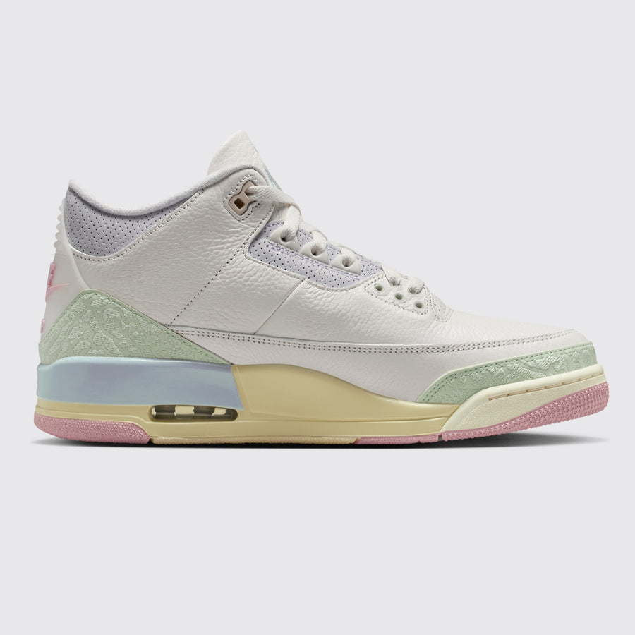 Air Jordan 3 Sail and Jade Aura Sneaker – andere Seite