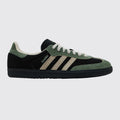 Adidas Samba OG Black Silver Green de Mujer zapatilla – vista frontal tres cuartos