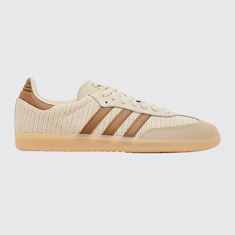 Adidas Samba OG Cream White Cardboard basket – vue avant trois-quarts