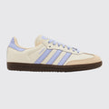 Adidas Samba OG Cream White Violet Tone Damen Sneaker – Dreiviertel-Vorderansicht