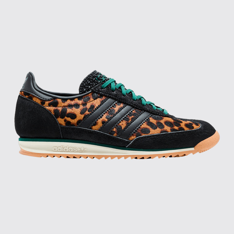 Adidas SL 72 OG Cheetah Collegiate Green de Mujer zapatilla – vista frontal tres cuartos