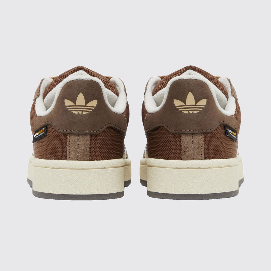 Adidas Campus 00s Cordura Preloved Brown sneaker – back view of the pair