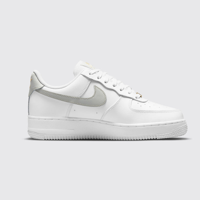 Nike Air Force 1 '07 Essential White Light Silver Damen Sneaker – andere Seite