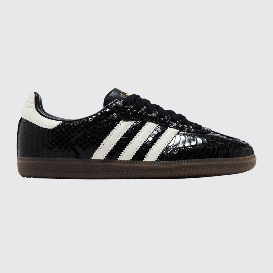 Adidas Samba Core Black Off White Gum de Mujer zapatilla – vista frontal tres cuartos