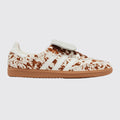 Adidas Samba LT Cow Print Brown de Mujer zapatilla – vista frontal tres cuartos