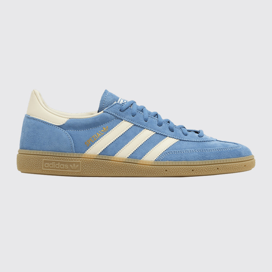 Adidas Handball Spezial Core Blue Cream White basket – vue avant trois-quarts