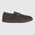 Adidas Handball Spezial Loafer Aurora Coffee Gum de Mulher sapatilha – vista frontal a três quartos