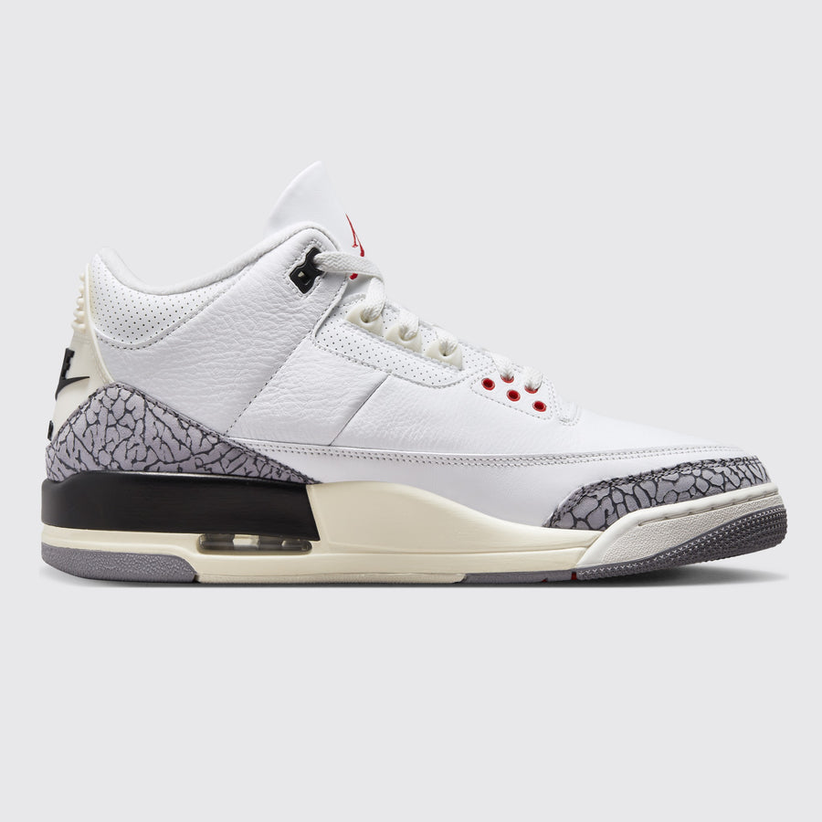 Air Jordan 3 White Cement Reimagined Sneaker – andere Seite