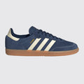 Adidas Samba OG Night Indigo Warm Vanilla zapatilla – vista frontal tres cuartos