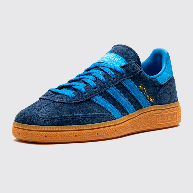 Adidas Handball Spezial Night Indigo Bright Blue Femme basket – vue avant trois-quarts